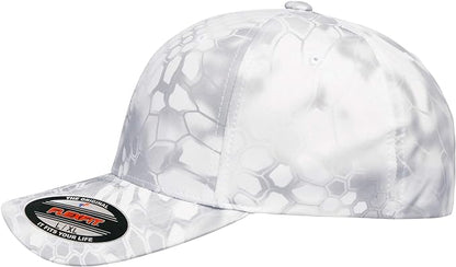 PRINTED FLEXFIT CAP: UNLEASH YOUR STYLE - UNISEX | WHITE