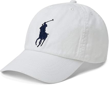 RALPH LAUREN – BIG PONY LOGO BASEBALL CAP | WHITE