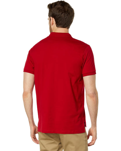 US POLO ASSN. GOLF PRO FIT SHORT SLEEVE POLO SHIRT | RED