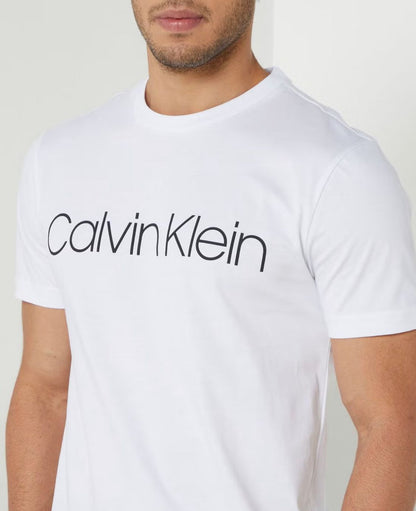 CALVIN KLEIN JEANS SLIM FIT MONO LOGO TEE SHIRT | WHITE