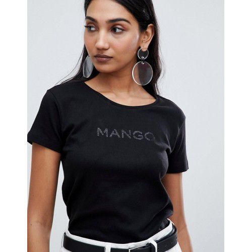 M.A.N.G.O BASIC SHORT SLEEVE WOMEN T SHIRT | BLACK