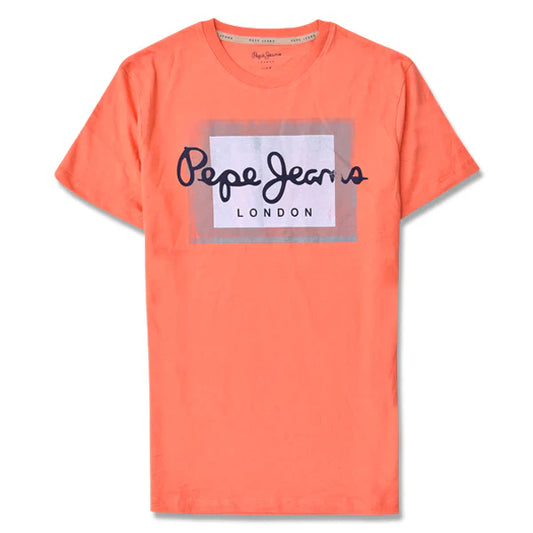 PEPE JEANS LONDON RICHME SLIM FIT T- SHIRT| SQUASH ORANGE