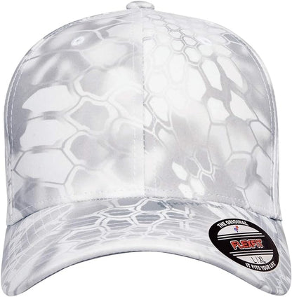 PRINTED FLEXFIT CAP: UNLEASH YOUR STYLE - UNISEX | WHITE