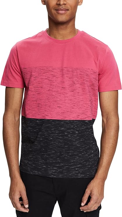 ESPRIT MEN T-SHIRT RELAXED FIT | DARK PINK