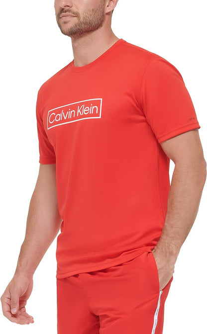 CALVIN KLEIN JEANS VARSITY LOGO T-SHIRT | RED