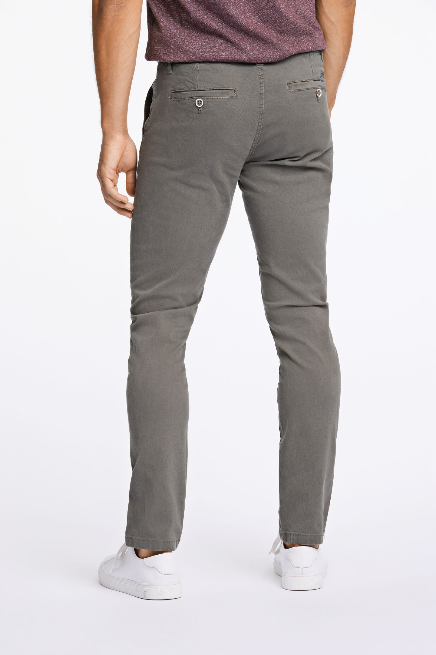 J.LIND-CLASSIC-MEN-CHINOS | DK ARMY / GREEN