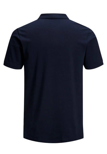 JACK & JONES PLAIN POLO | DARK BLUE