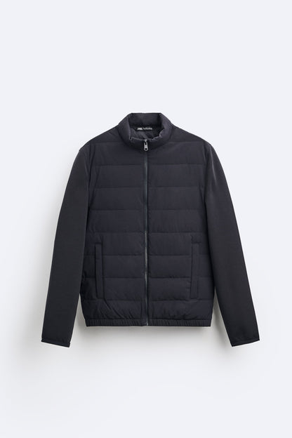 ZARA-LIGHT PADDED JACKET | NAVY BLUE