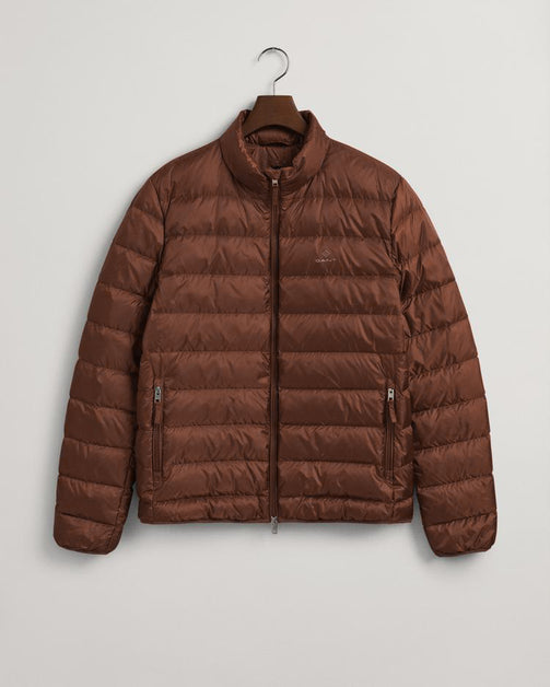 GANT MEN'S LIGHTWEIGHT DOWN JACKET | BROWN