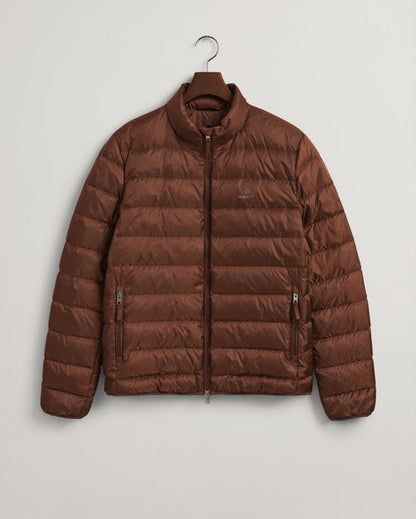 GANT MEN'S LIGHTWEIGHT DOWN JACKET | BROWN