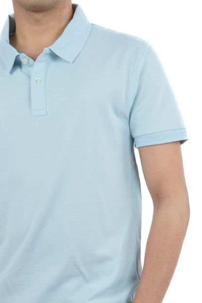 C.E.L.I.O TEONE SKY BLUE POLO SHIRT