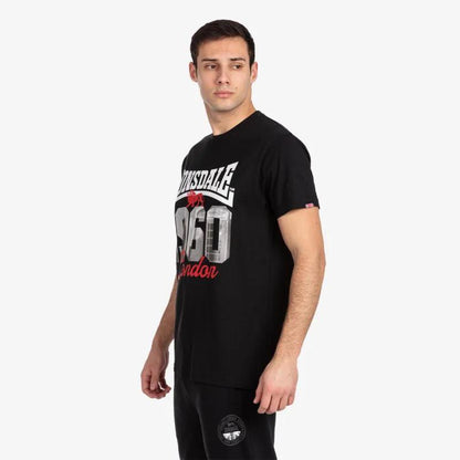 LONSDALE SHORT SLEEVE T SHIRT | BLACK