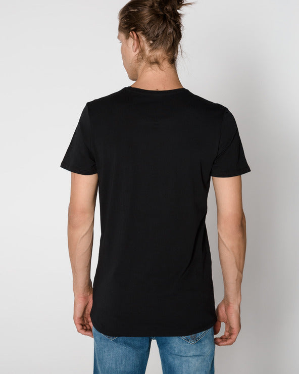 DIESEL. CREW NECK FLEXIBLE T-SHIRT | BLACK