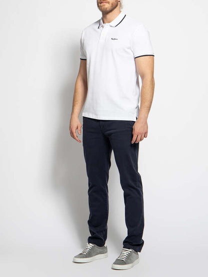 PEPE JEANS JET COTTON POLO SLIM FIT | WHITE