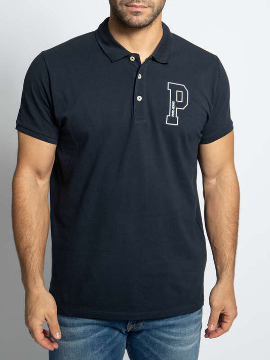 PEPE JEANS JET COTTON POLO SLIM FIT | NAVY BLUE