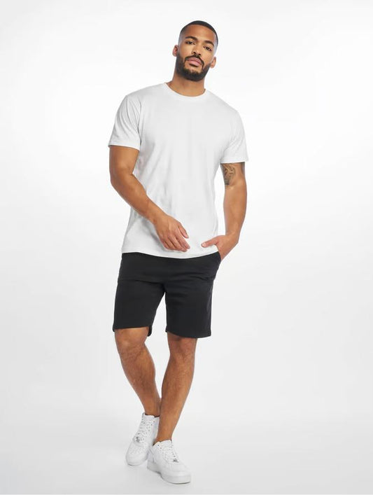 URBAN CLASSICS-MEN-SHORT HOBART STRETCH TWILL | BLACK