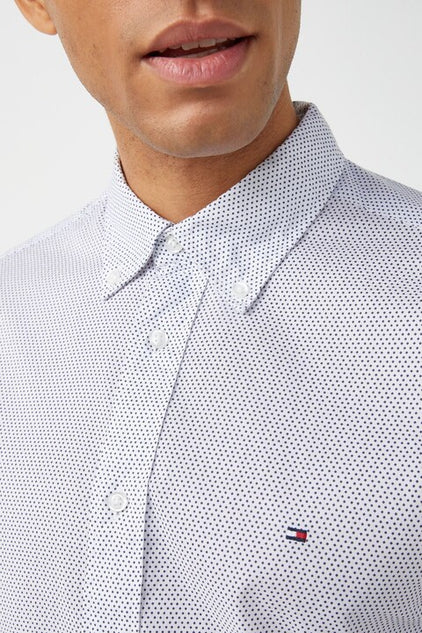 TOMMY HILFIGER - CORE FLEX SLIM FIT STRETCH SHIRT | WHITE