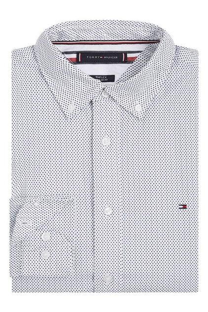 TOMMY HILFIGER - CORE FLEX SLIM FIT STRETCH SHIRT | WHITE