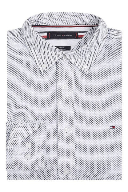 TOMMY HILFIGER - CORE FLEX SLIM FIT STRETCH SHIRT | WHITE