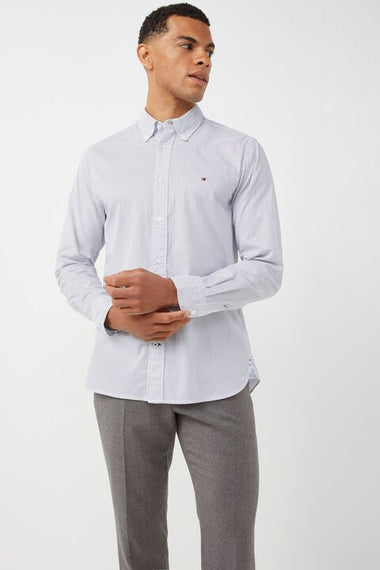 TOMMY HILFIGER - CORE FLEX SLIM FIT STRETCH SHIRT | WHITE