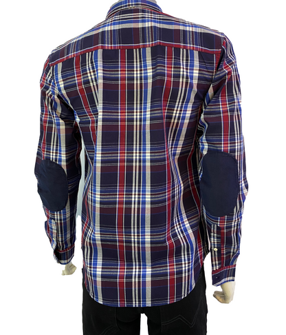 DIESEL JEANS. WAYNE CHECK SHIRT MEN | NAVY CHECK