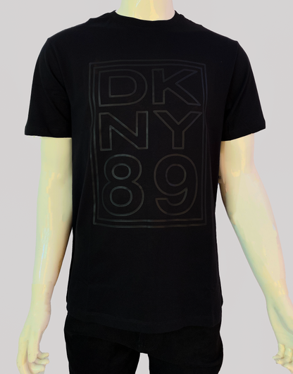 DONNA KARAN NEW YORK MEN'S DKNY ASTOR STRETCH T-SHIRT | BLACK