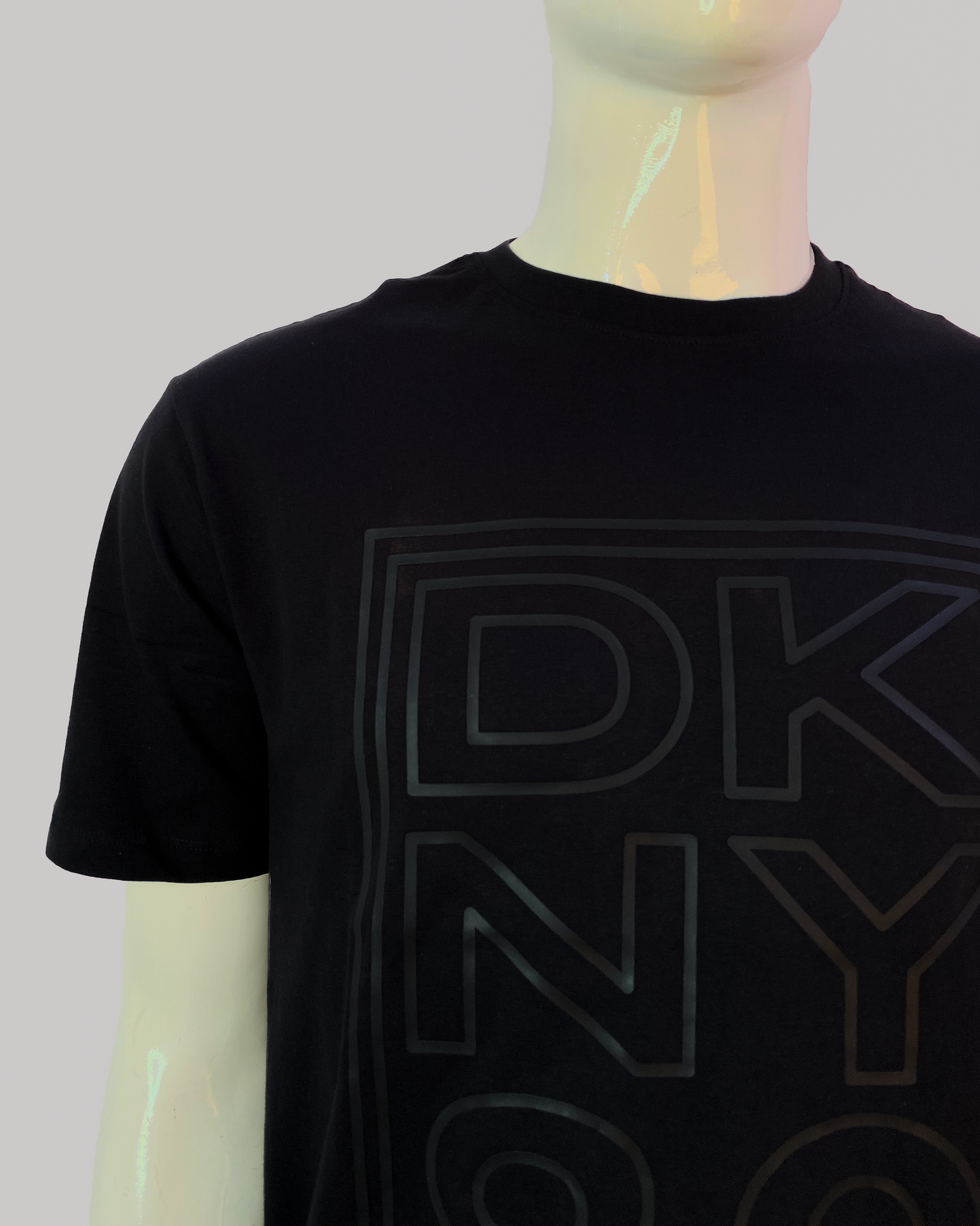 DONNA KARAN NEW YORK MEN'S DKNY ASTOR STRETCH T-SHIRT | BLACK