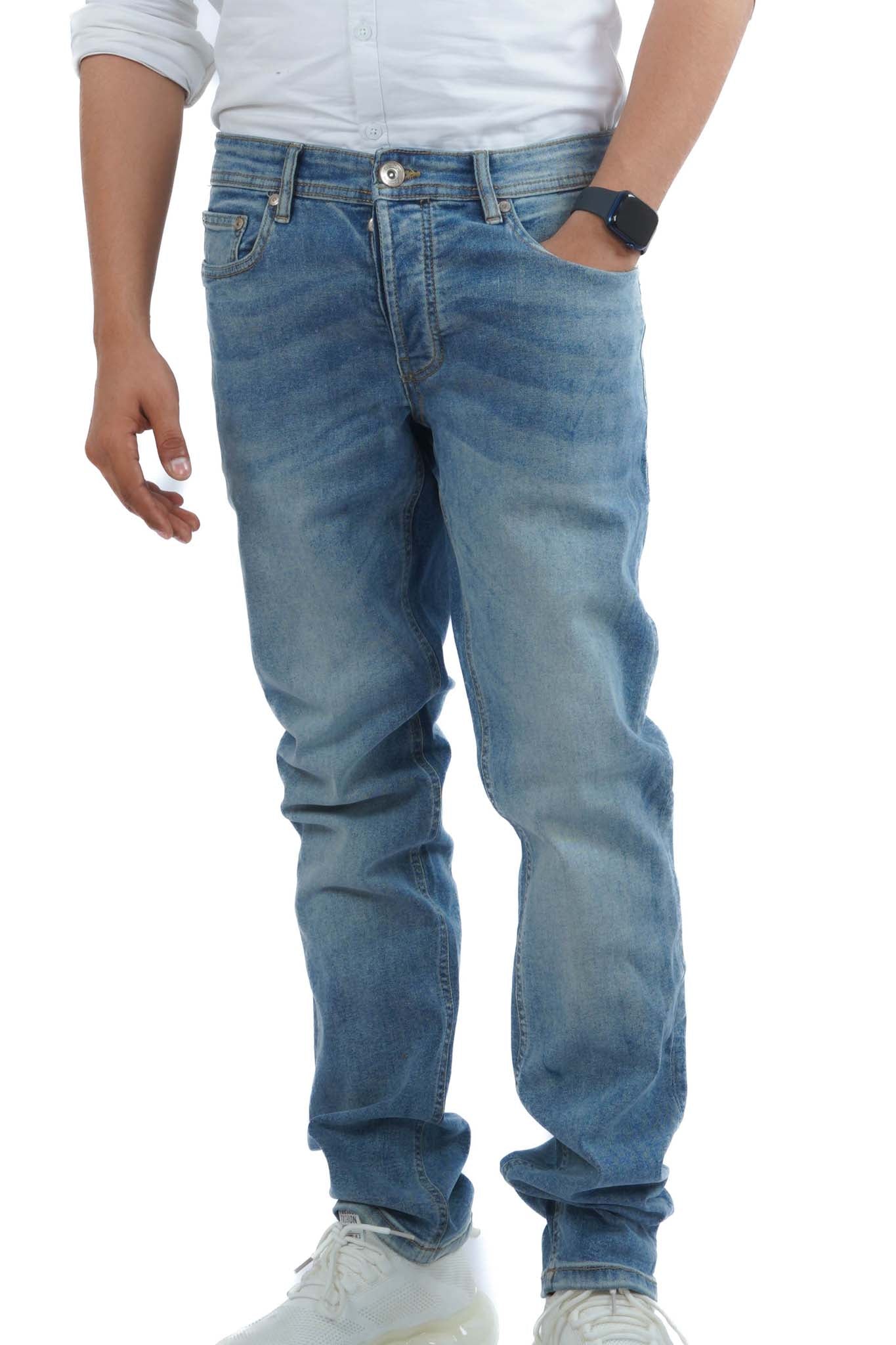 CONBIPEL. MENS STRAIGHT FIT JEANS | DENIM L BLUE