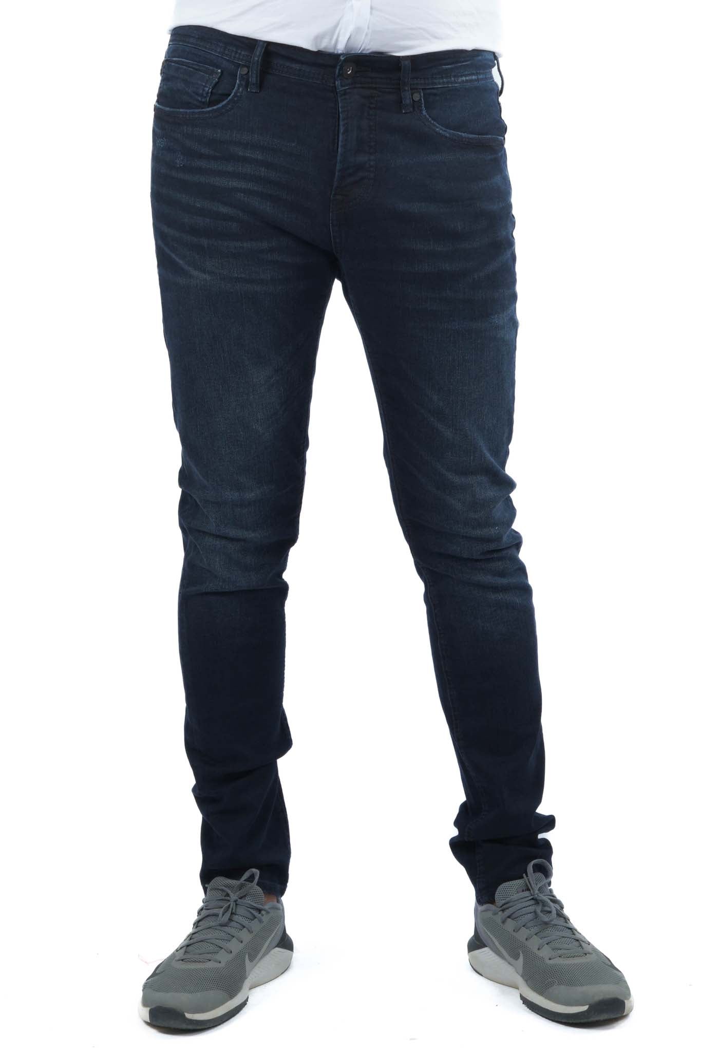 DEPARTWEST.-SEEKER TAPER STRETCH-JEANS-MENS | DARK BLUE