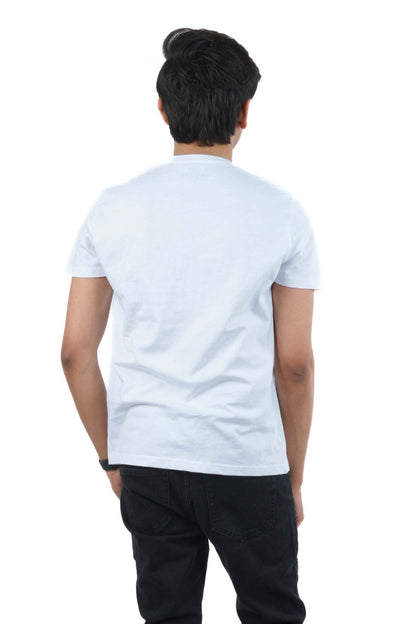 WHAT'S TODAY-CLASSIC GRAPHICAL PRINTED T-SHIRT | WHITE