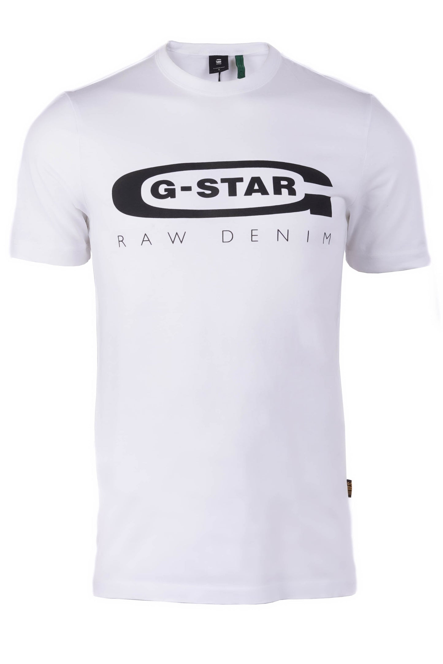 G-STAR RAW T-SHIRT SLIM FIT ROUND NECK-WHITE