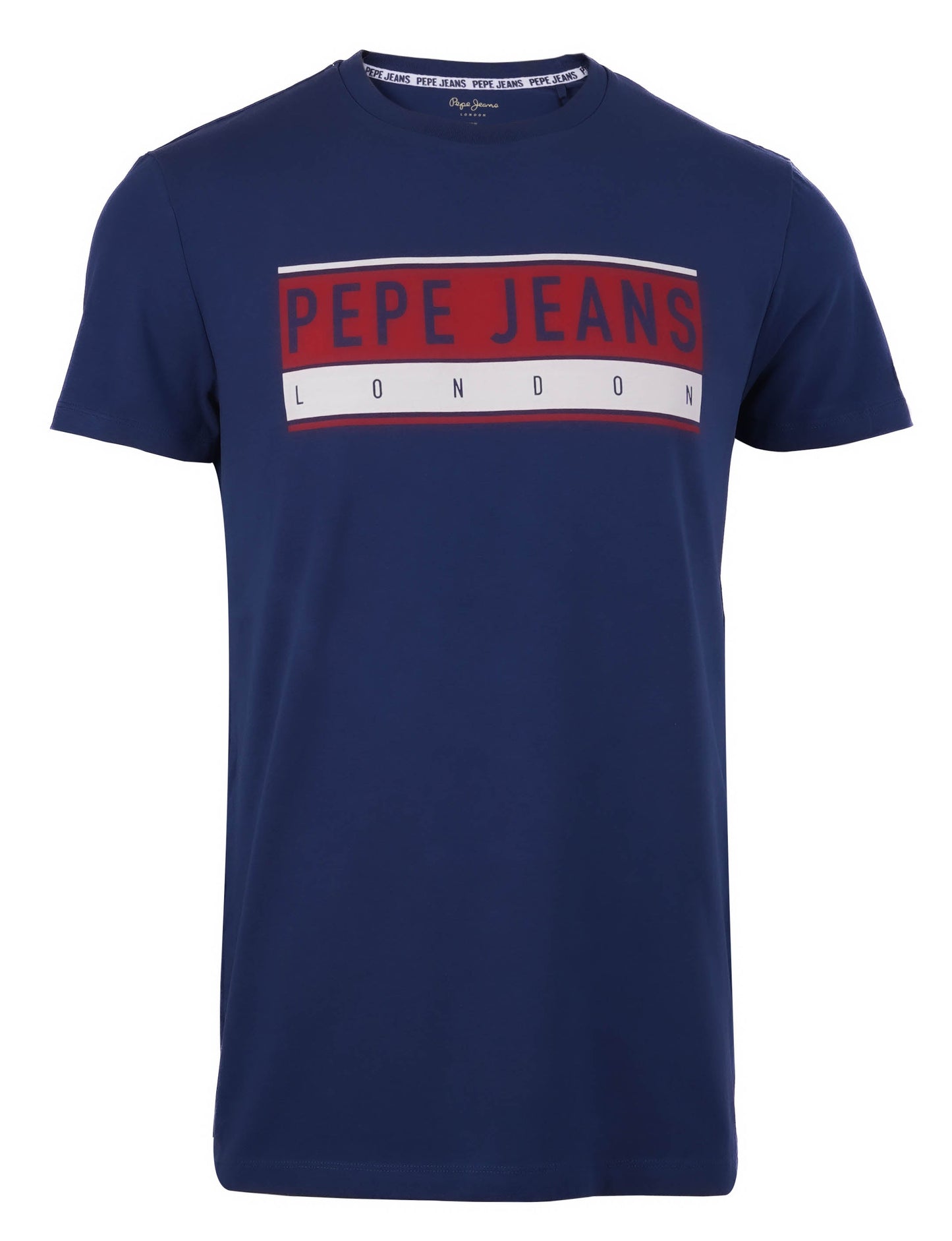 PEPE JEANS FRONT LOGO T-SHIRT-R BLUE