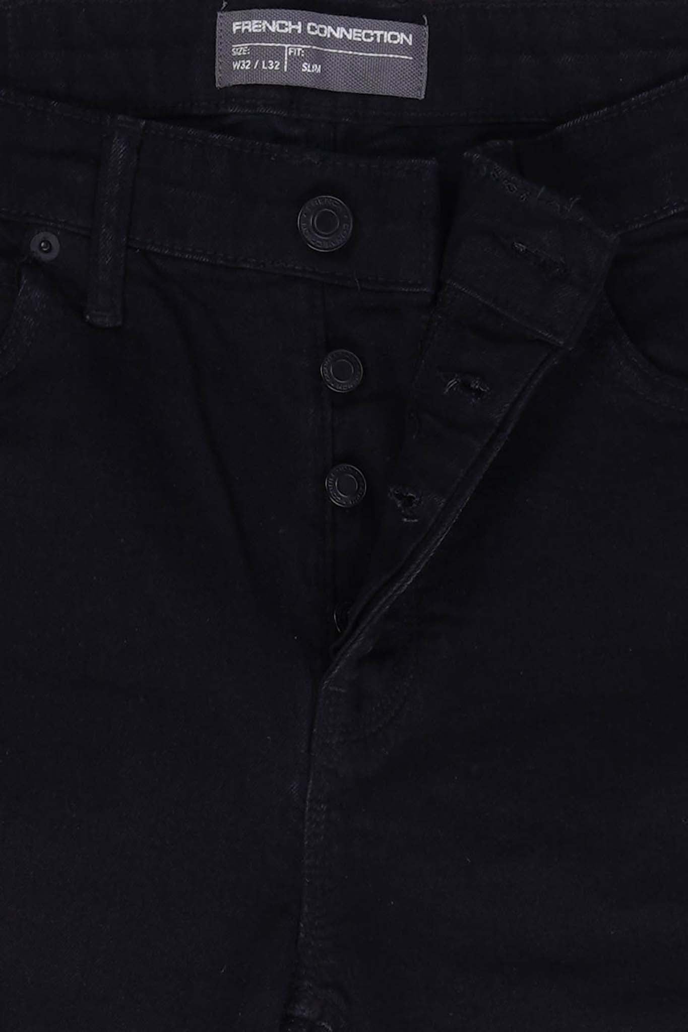 FRENCH CONNECTION SLIM FIT STRETCH JEANS | DENIM BLACK