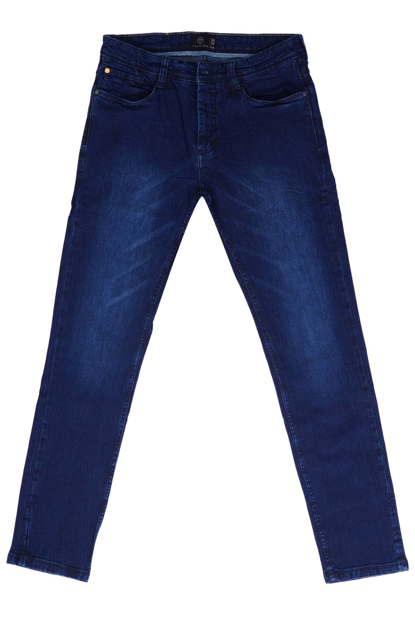 PAD & PEN -REGULAR FIT-JEANS-MENS | DENIM BLUE