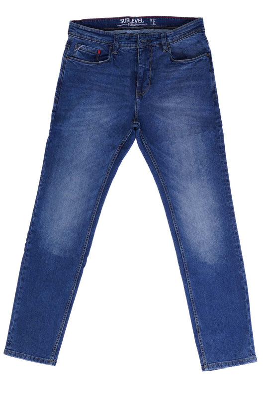 SubLevel-Regular Fit Mens Jeans | Denim Blue