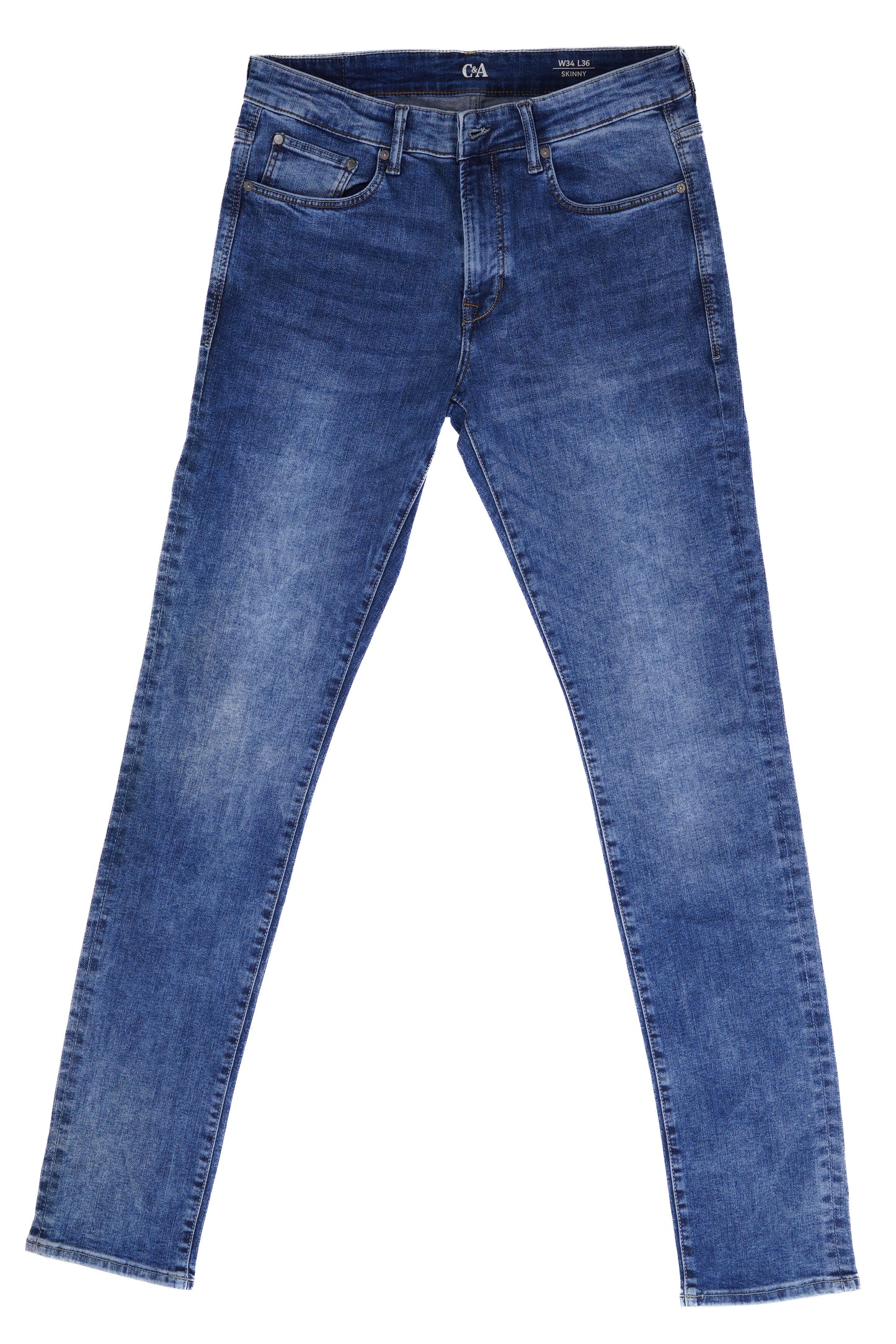 C.&.A MENS SKINNY JEANS-LIGHT | BLUE