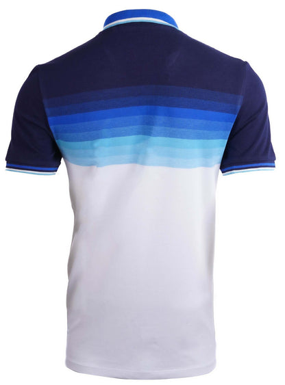 NEXT. Soft Touch Polo Shirt | BLUE CHEST STRIPS