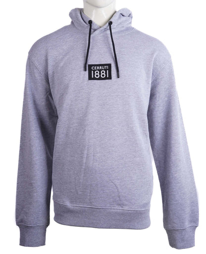 CERRUTI 1881-LOGO HOODIE MEN | GREY