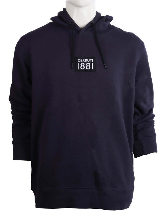 CERRUTI 1881-LOGO HOODIE | NAVY