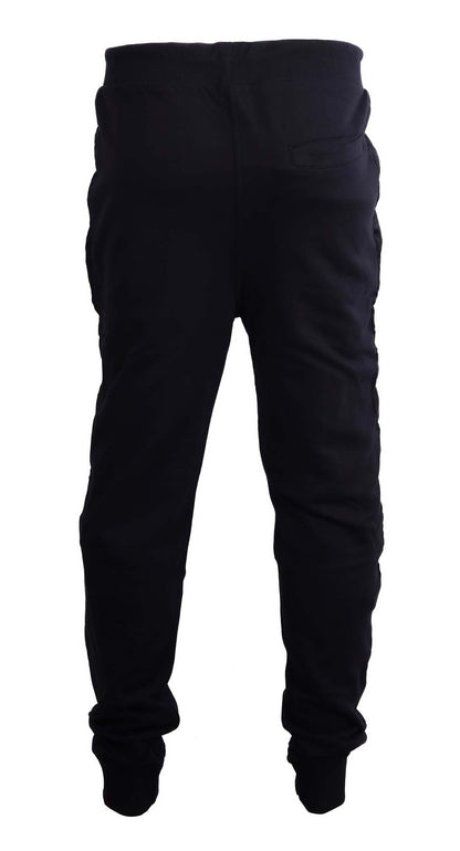 C.E.R.R.U.T.I 1881-BITTI MENS JOGGING TROUSER-WITH STRIP | BLACK