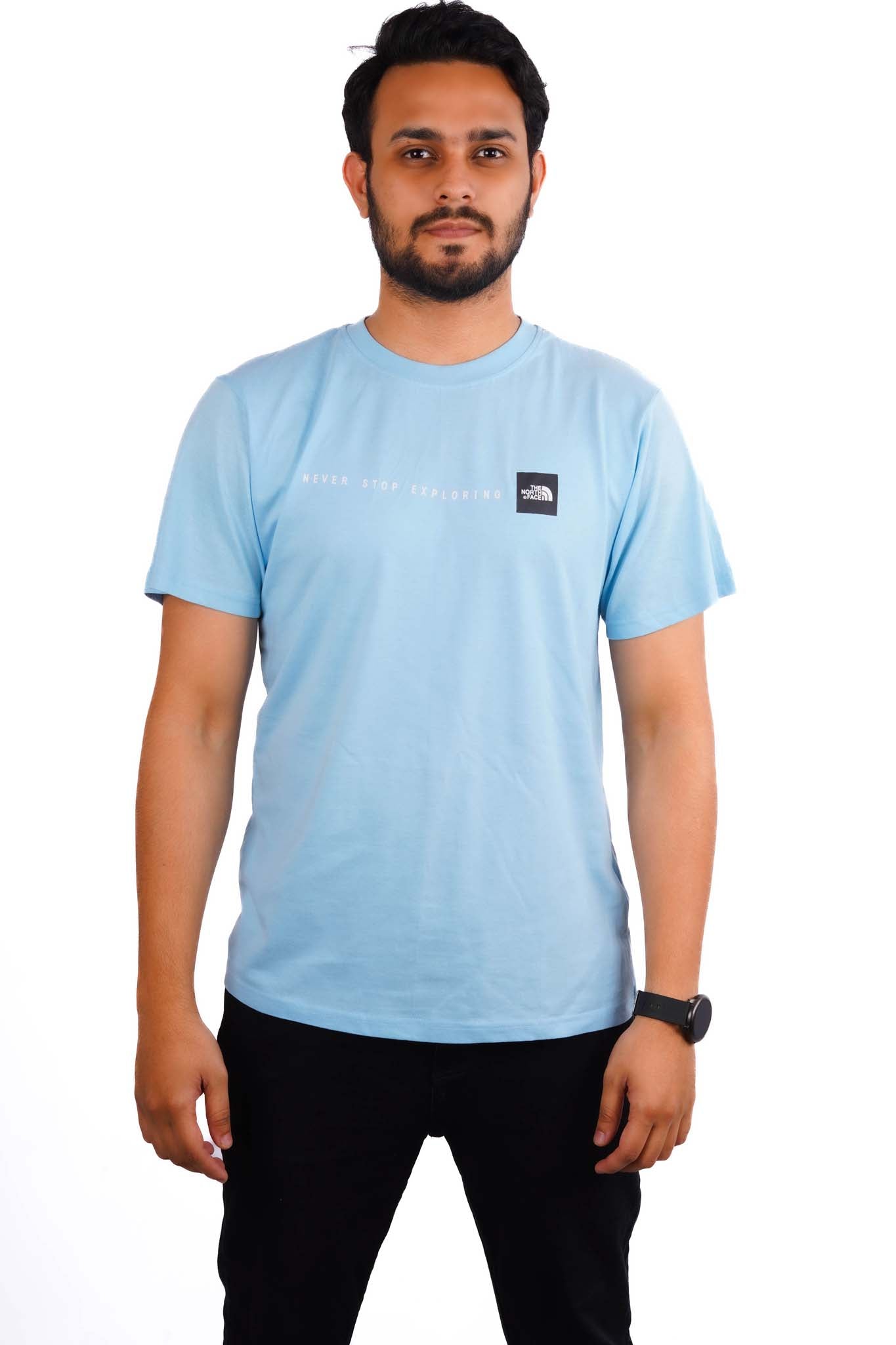 TNF-NSE-PREMIUM TEE SHIRT | STORM BLUE