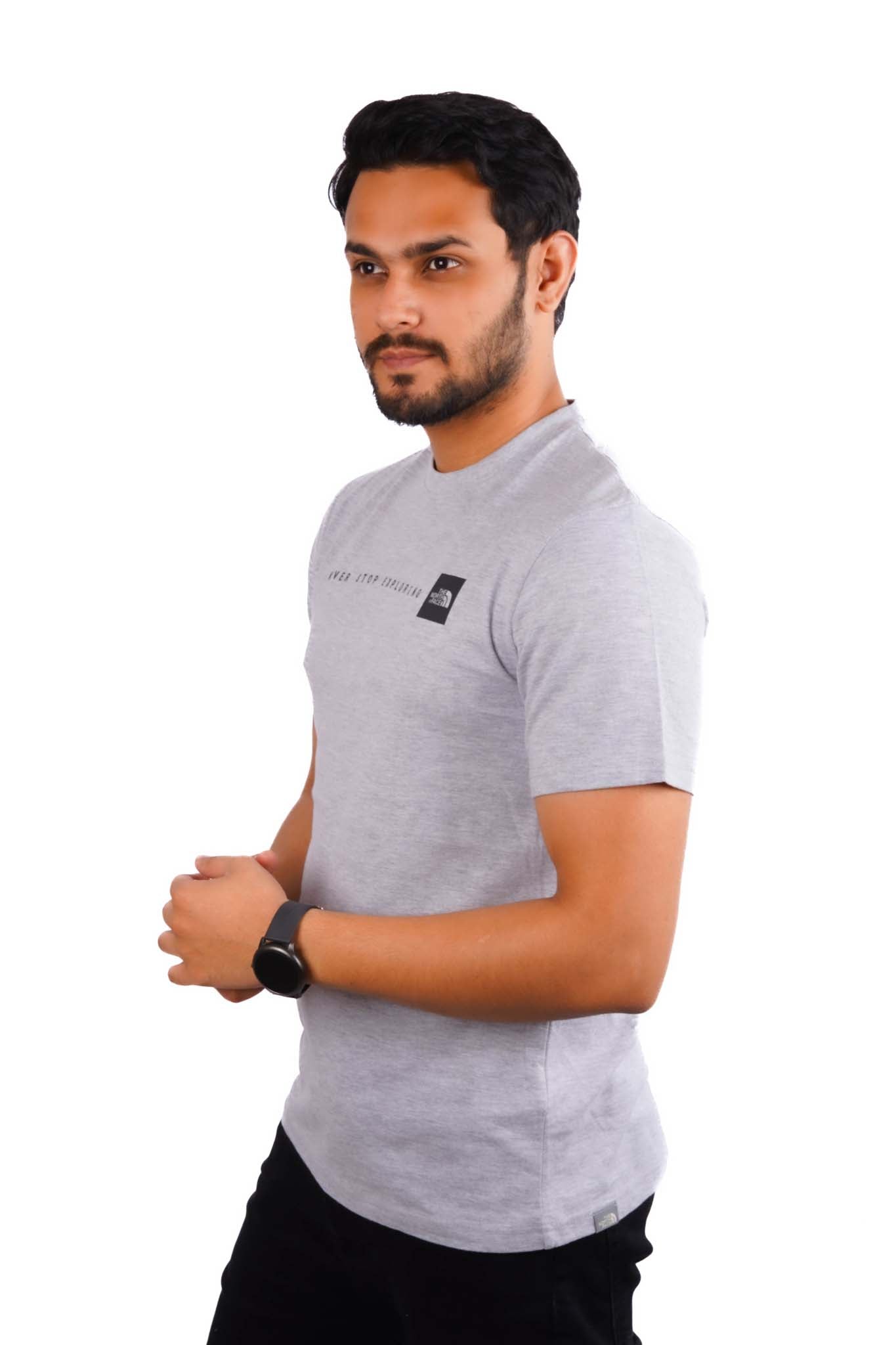 TNF-NSE PREMIUM TEE SHIRT | GREY