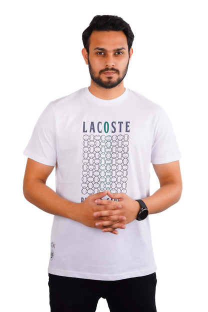 LACOSTE-ORI-RARE-ROLAND-GARROS-T-SHIRT | WHITE