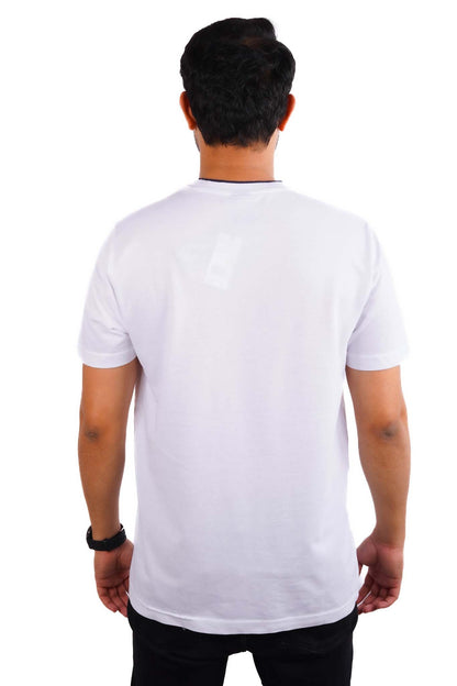 U.S. POLO ASSN. BASIC-RIBBED T-SHIRT | WHITE