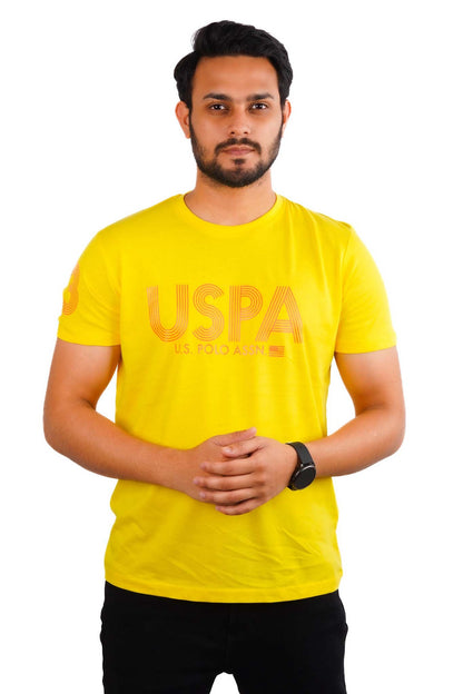 U.S. POLO ASSN. GRAPHIC PRINT-CLASSIC T-SHIRT | YELLOW