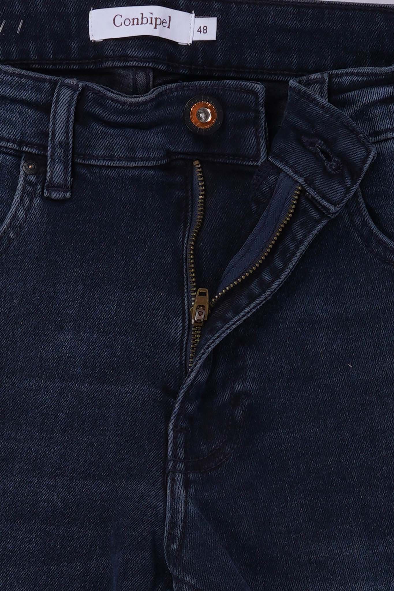 CONBIPEL. MENS STRAIGHT FIT JEANS | DENIM DARK BLUE