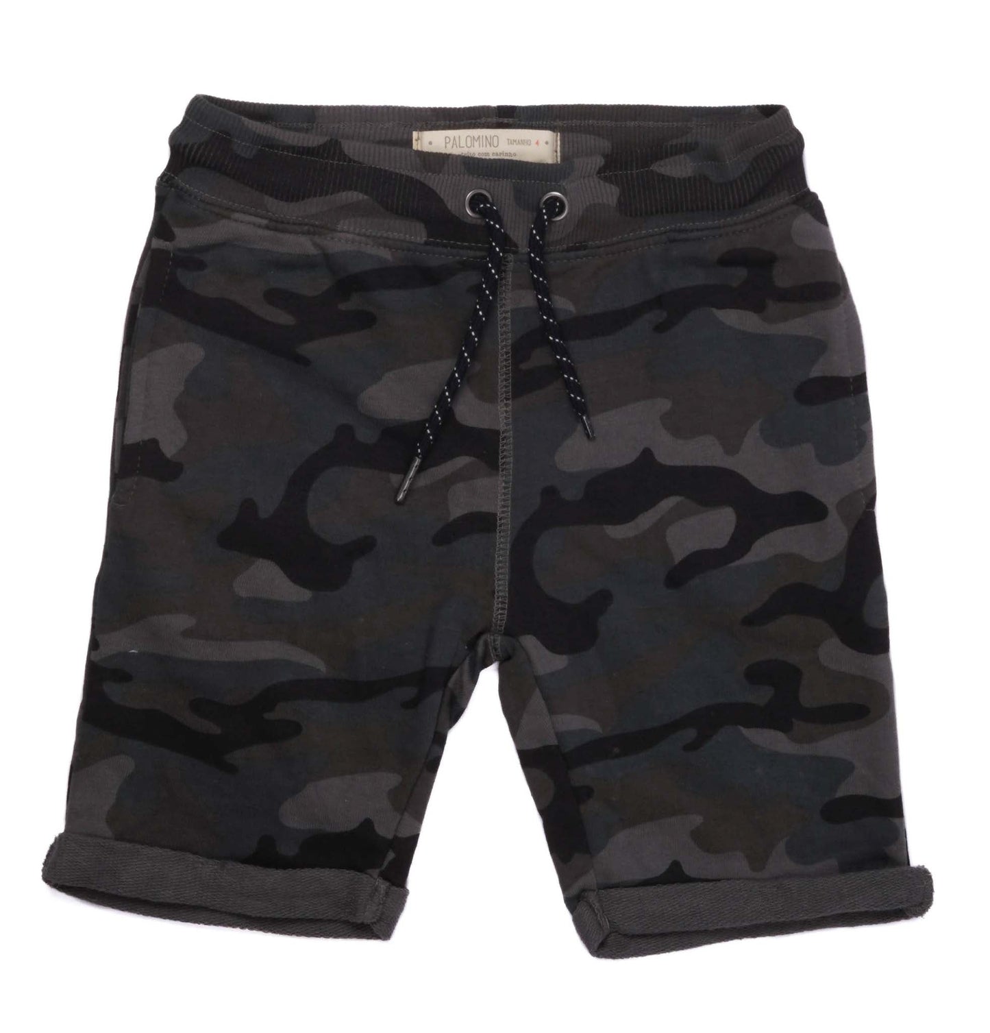 P.A.L.M.I.N.O PREMIUM QUALITY ARMY GREY PRINTED SHORT