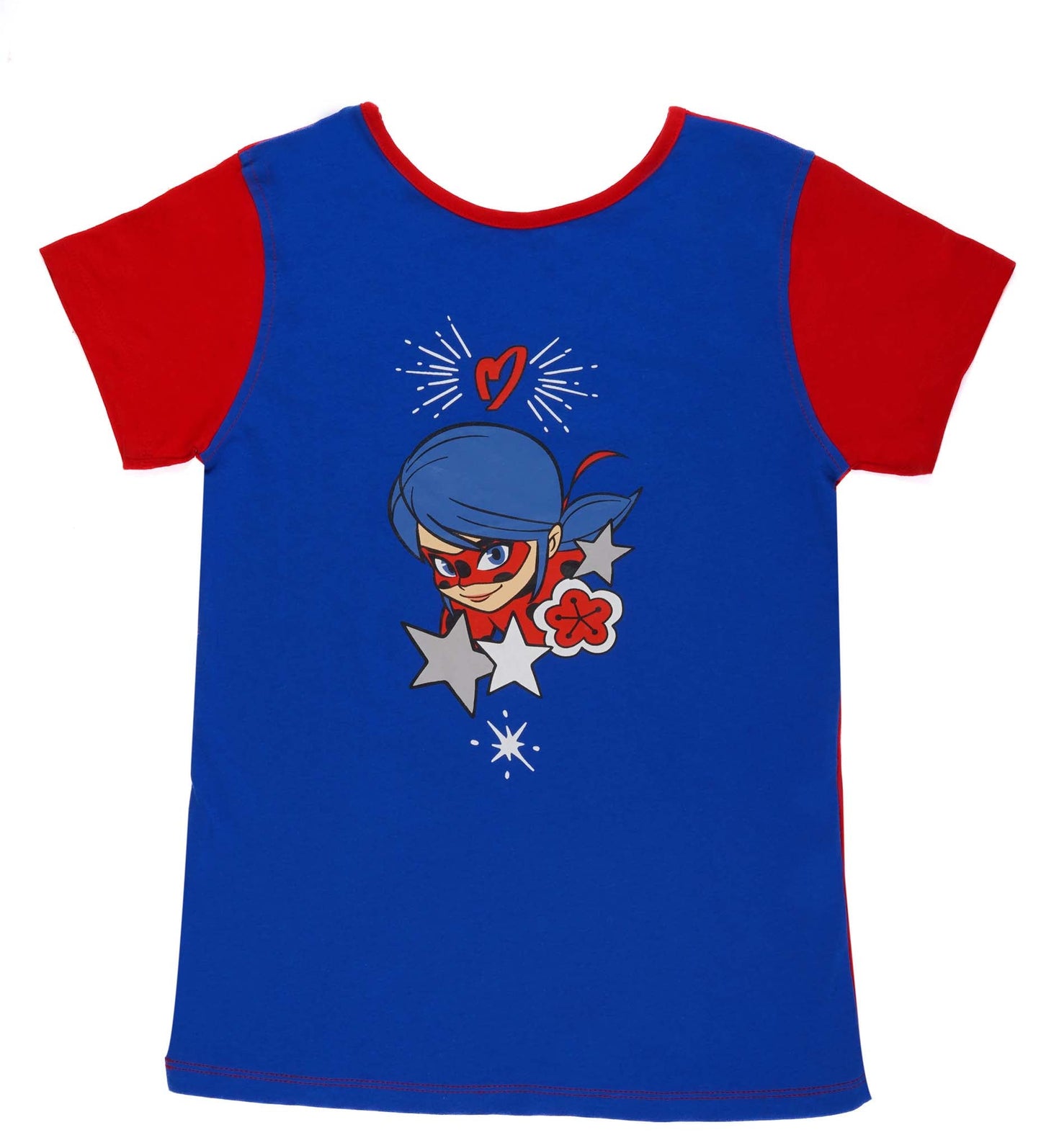 MIRACULOUS-KIDS-DOUBLE SIDED | T-SHIRT | RED & BLUE