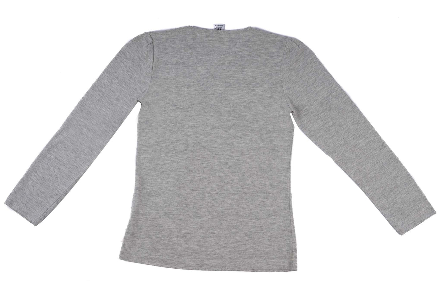 ZARA-KIDS-BASIC PLAIN-FULL SLEEVE T-SHIRT | GREY