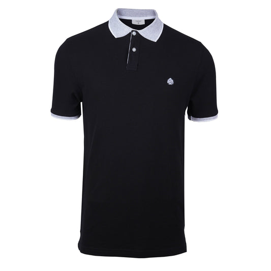 SPRINGFIELD. SLIM FIT-MENS POLO | BLACK